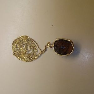 Joan rivers tiger eye necklace